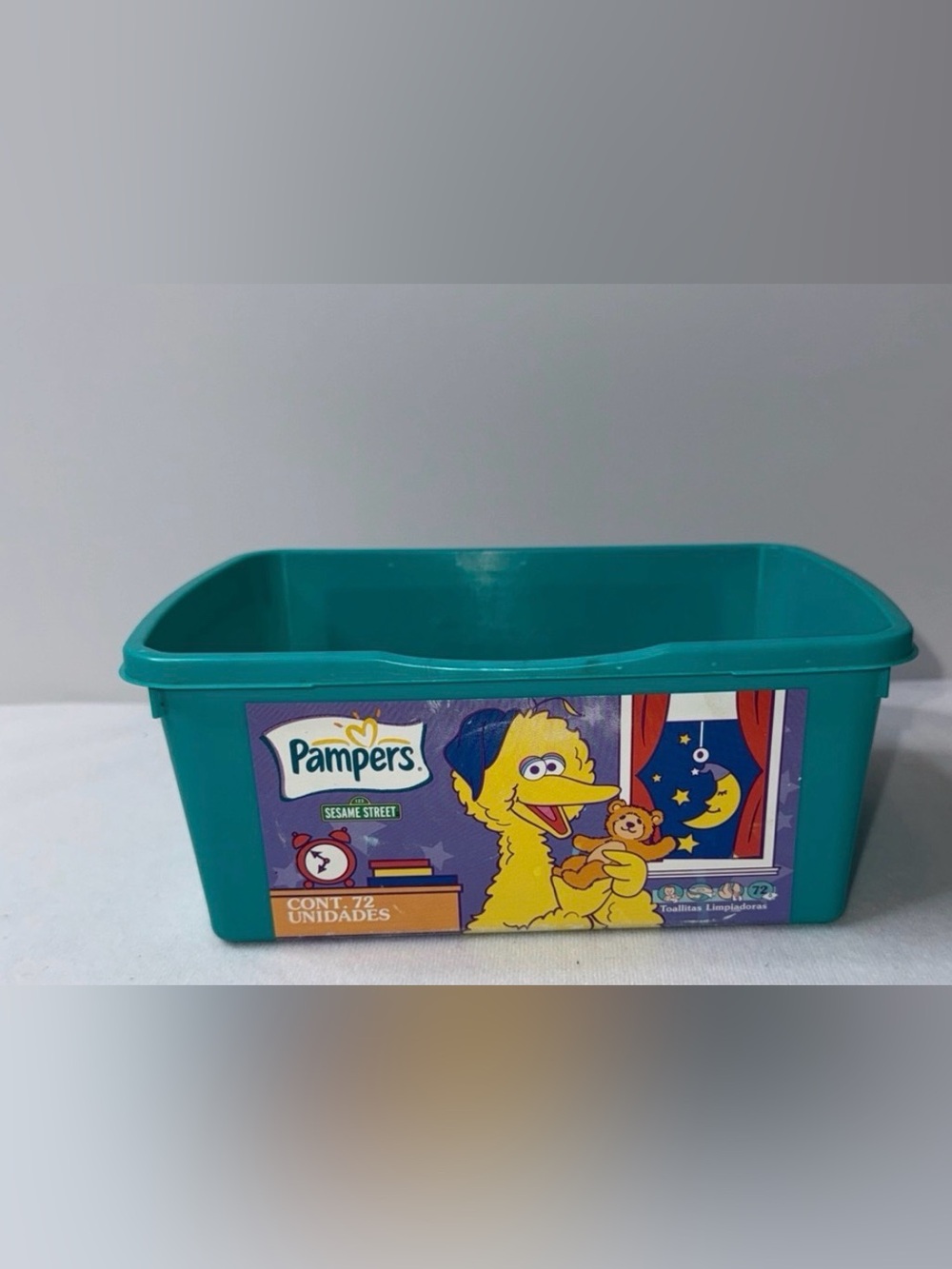 Pampers Sesame Street Baby Wipe Tub - Teal